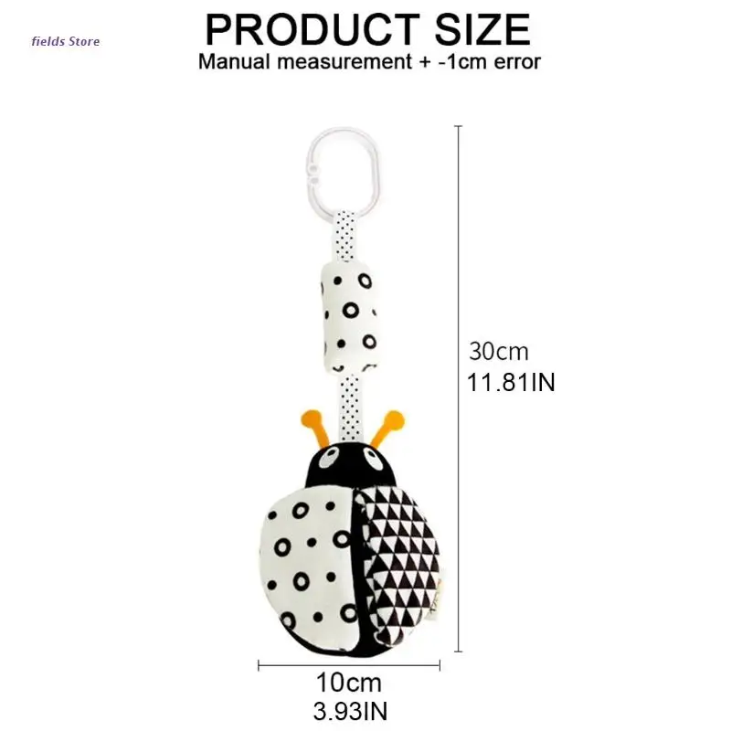 

Cartoon Animal Stuffed Hanging Rattle Toy with Wind Chimes Baby Bed Crib Car Seat Travel Stroller Soft Plush Toys Birthday Gift