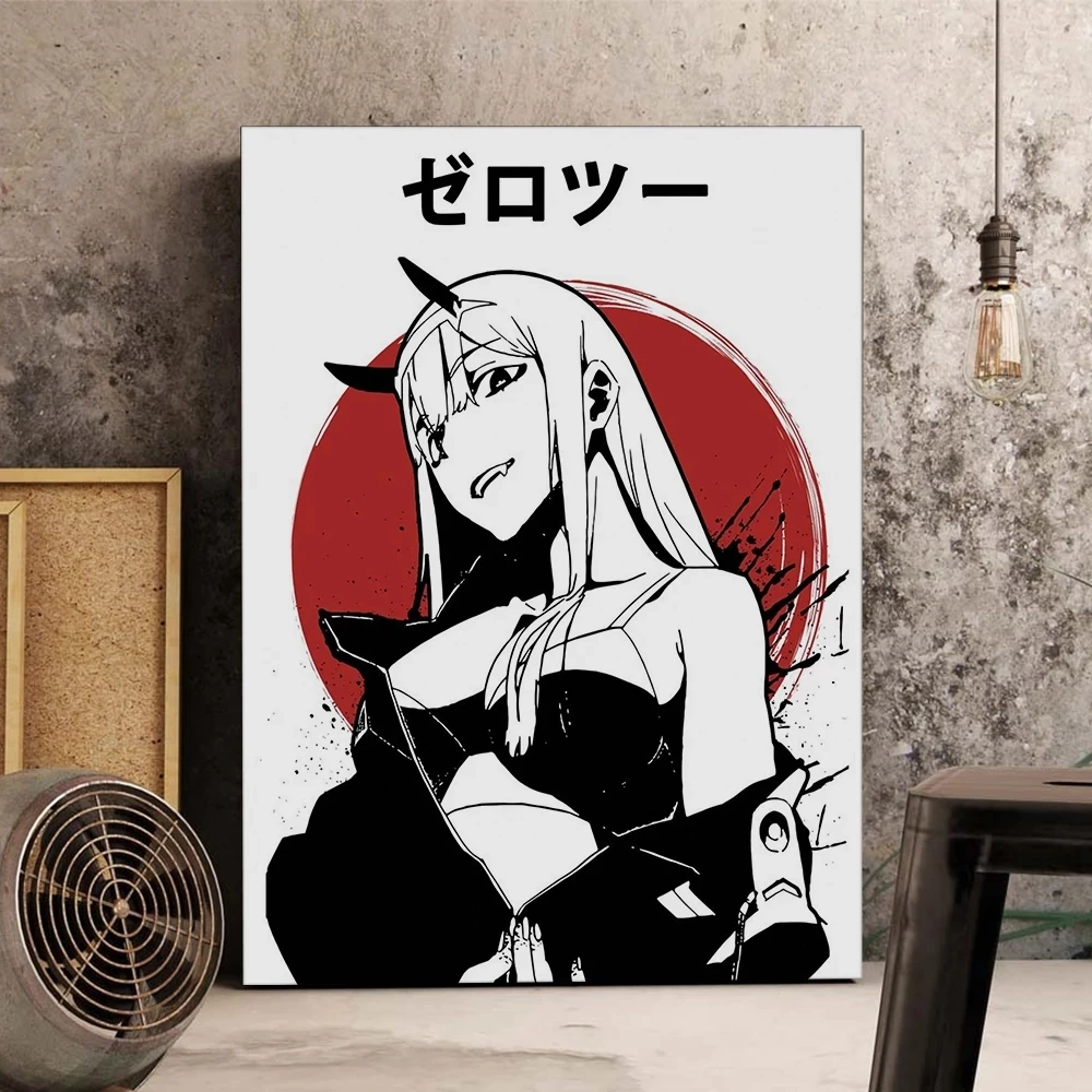 

Japan Anime Darling In The Franxx Poster Hd Printed Canvas Picture Home Decoration Modular Wall Art Painting Modern Living Room