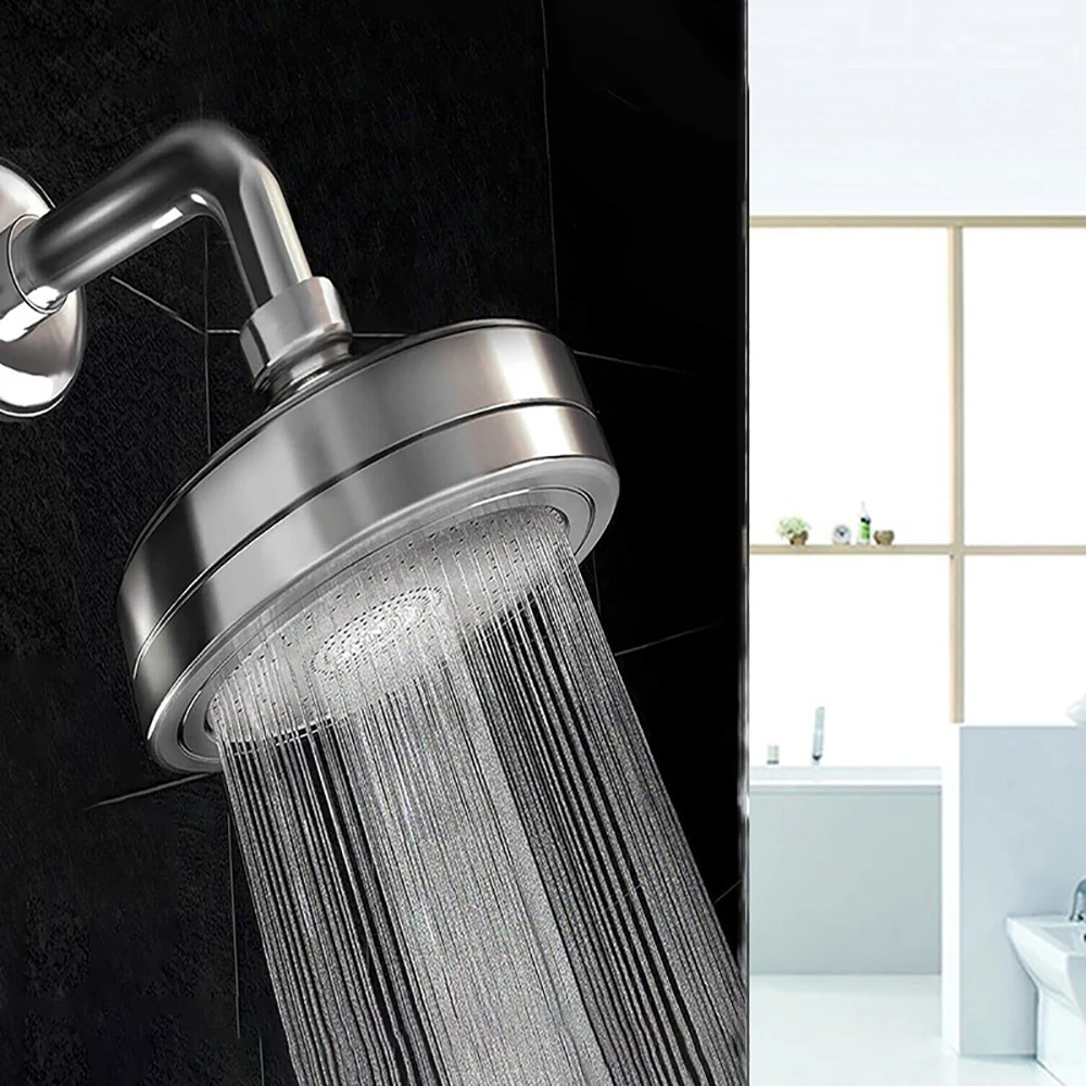 

New Arrival High Pressure Shower Head Bathroom Water Saving Shower Head Powerful Boosting Spray Bath Handheld Shower Head