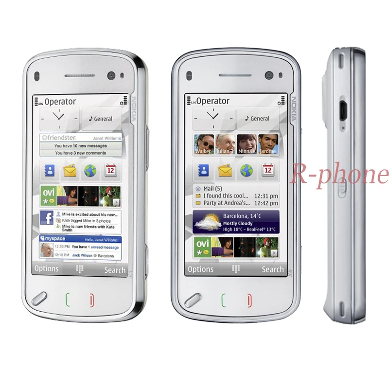 Nokia N97 32GB мобильный телефон разблокирован 3g Wifi 5MP gps смартфон и один год гарантии