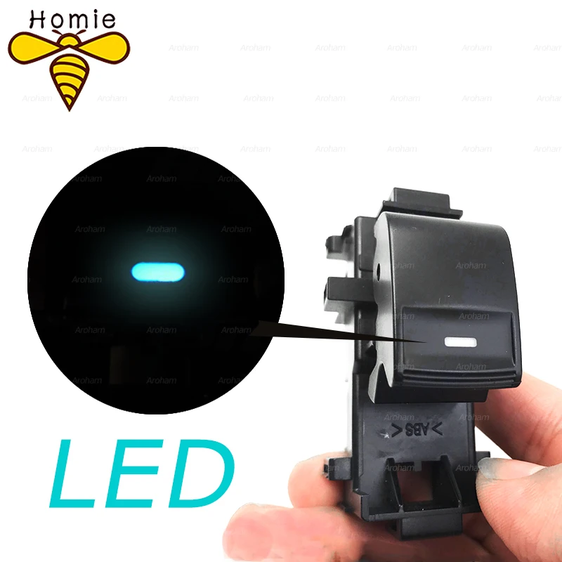 Освещенный 3X единый переключатель подъемников окон пассажира для Toyota RAV4 Camry Corolla