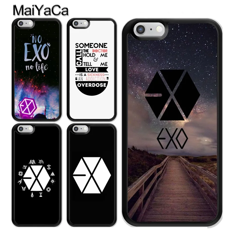 Чехол EXO KPOP для iPhone 12 Mini 11 Pro MAX X XR XS SE 2020 6S 7 8 Plus | Мобильные телефоны и аксессуары