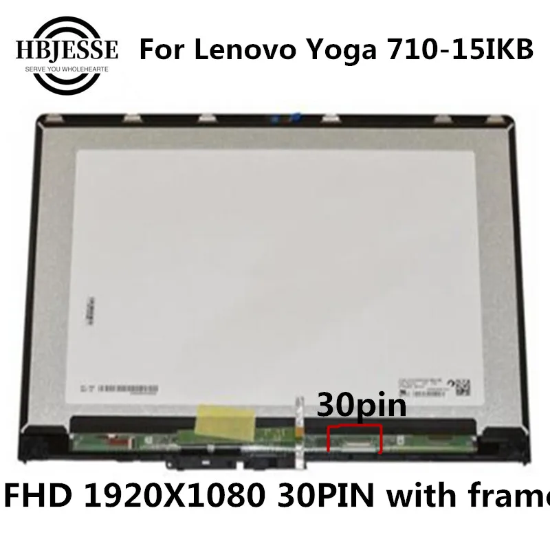 15 6 &quot1920x1080 Сменный сенсорный ЖК-дисплей в сборе для Lenovo Yoga 710-15 710-15ISK 710-15IKB 80V5 80U0