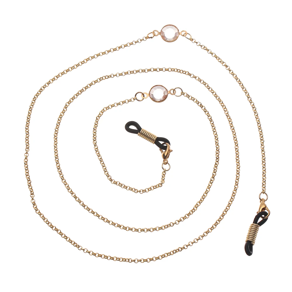 Стеклянные бусины Длинная цепочка для очков женщин и мужчин шнурок ремень