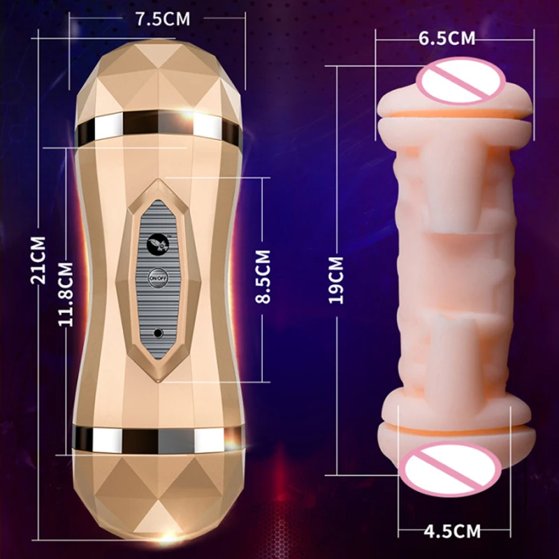Мужской мастурбатор с двумя отверстиями Вагина для мужчин двойные секс игрушки