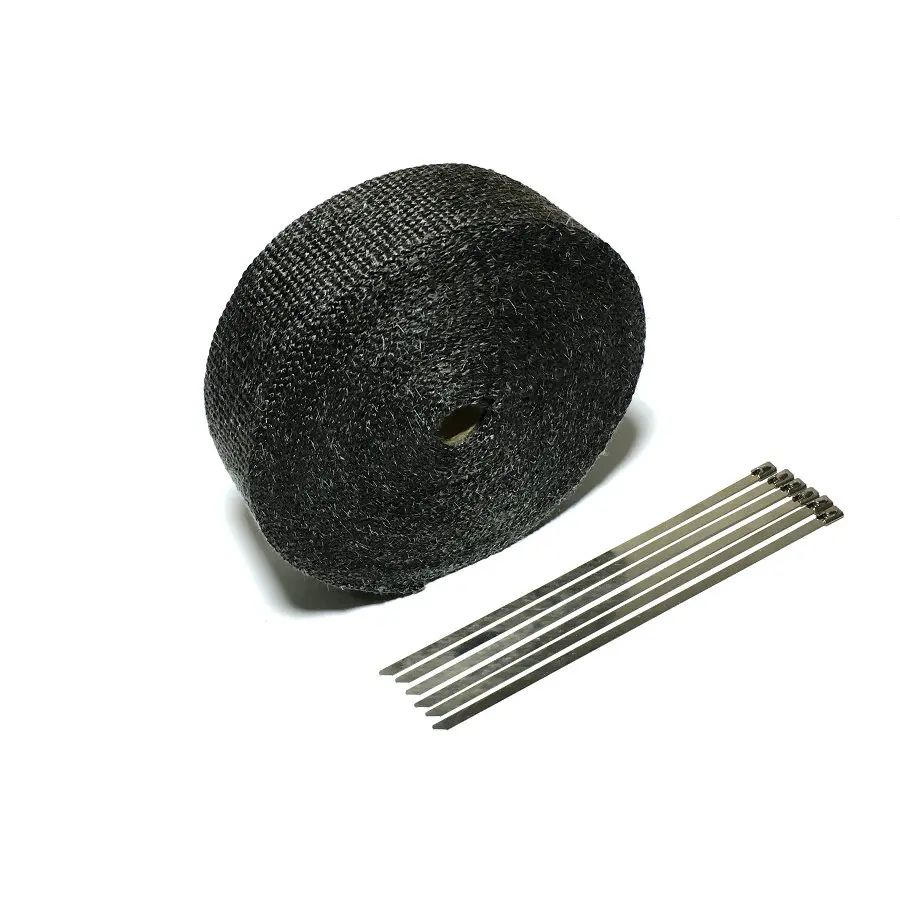 2 &quotx 50&quot черный Цвет выхлопной Обёрточная бумага глушитель трубы заголовок