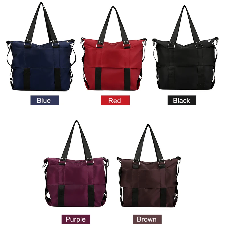 2019New многоцветная нейлоновая сумка на одно плечо большого размера Женская