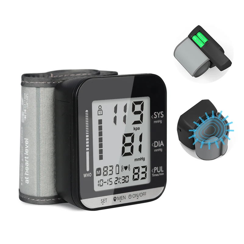 

1 шт., Автоматический Сфигмоманометр на запястье