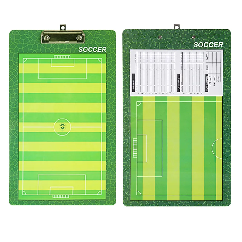 Soccer Board Профессиональная пвх тактическая доска бейсбол хоккей футбол баскетбол волейбол футбол тренерская доска с ручкой свисток - Цвет: Soccer Board