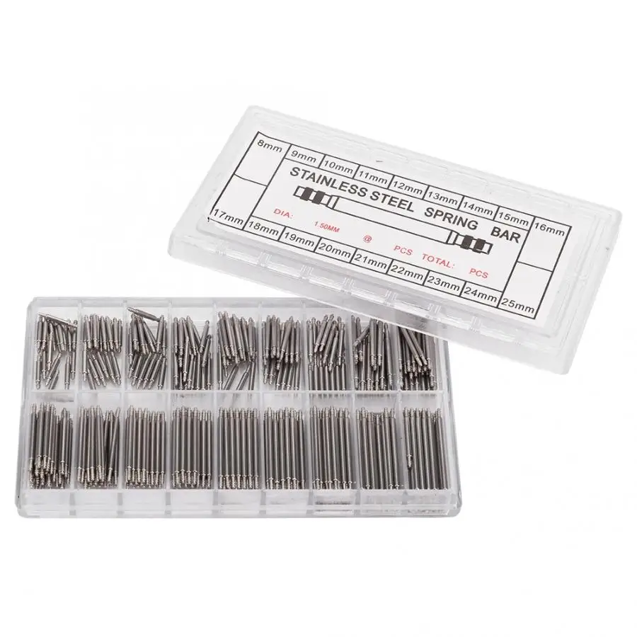 17pcs/Set Spring Bar Screwdriver Hammer Link Watchband Remover Spare Head Fixed Base Watch Repairing Tool Kits for Watchmaker | Наручные