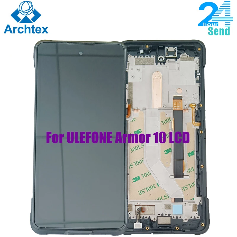 Tanie Oryginalna Osłona Ulefone 10 LCD + Montaż Digitizera Ekranu Dotykowego Wymiana Z Ramką 6.67 Cala FHD + 2400*1080P