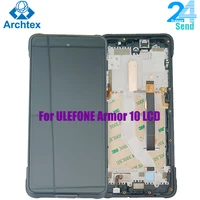 for original ulefone armor 10 lcd display touch screen digitizer assembly replacement with frame 6 67 inch fhd 24001080p