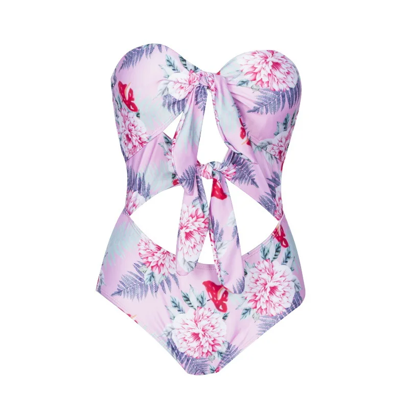 

Новинка 2021 г., сексуальный цельный женский купальник в европейском и американском стиле, купальник-трико г., симпатичный, разноцветный