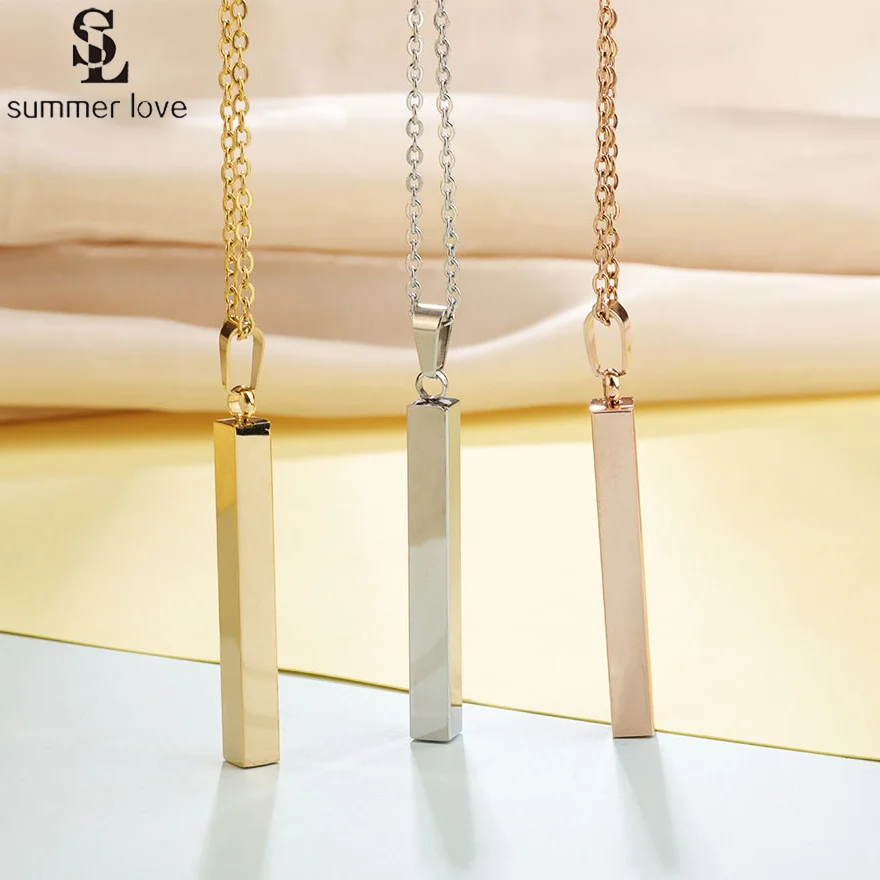 Модное ожерелье из полированной нержавеющей стали с зеркальным покрытием