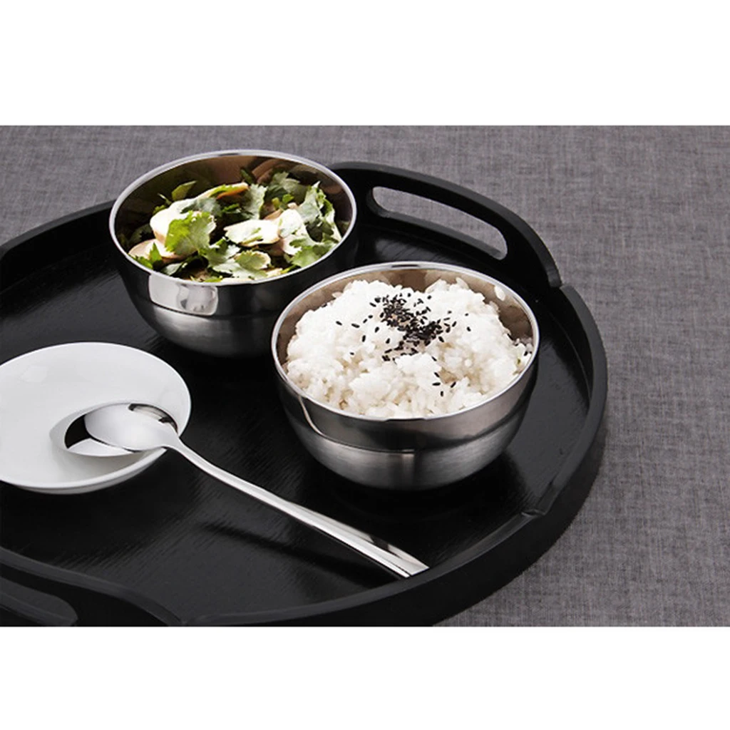 Изолированная миска для рисового супа из нержавеющей стали|Чаши| |