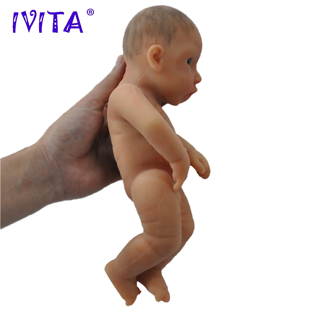 IVITA WG1504H 11-inch 0,85 кг девочка прекрасный полный Силиконовый Reborn Baby окрашенные волосы Ванна Рожденный подарок игрушки куклы детские живые игрушки