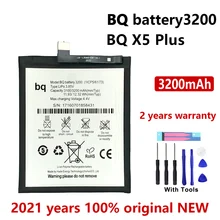 100% Original New 3200mAh Phone Battery For BQ X5 PLUS Phone Genuine Batteries Bateria With Gift Tools