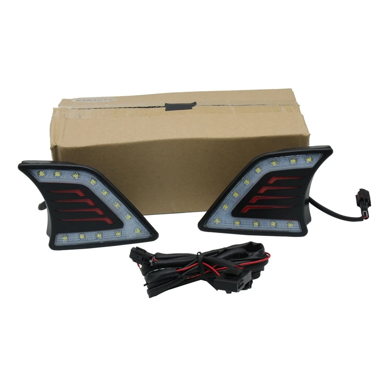 

DHBH-2Pcs for Toyota Hilux 12-15 Daytime Running Light Modified Corolla Fog Light LED Daytime Running Light