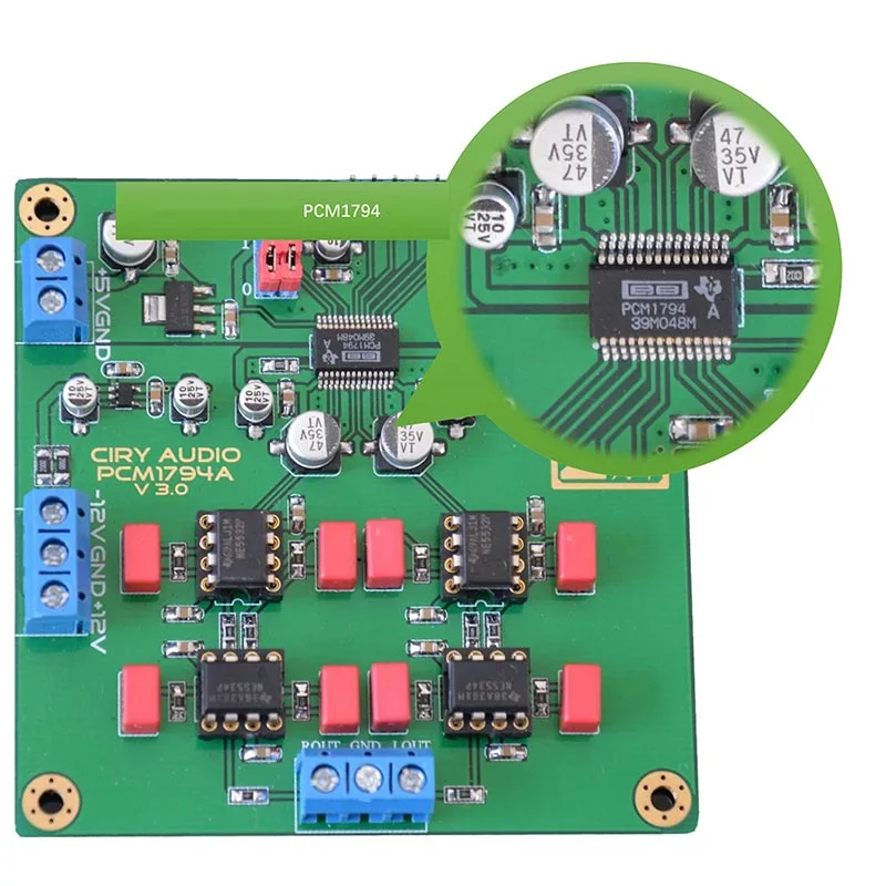 Модуль PCM1794A Hi Fi DAC декодер модуль 192k 24bit IIS PCM1794 Плата декодера F3 012|Усилители