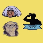 Заколки в Филадельфии It's Always Sunny In, Ongo, Значки для борьбы с молоком, вороном, белые волосы, Фрэнка Рейнольдсом, необычная брошь, заколка, изготовитель