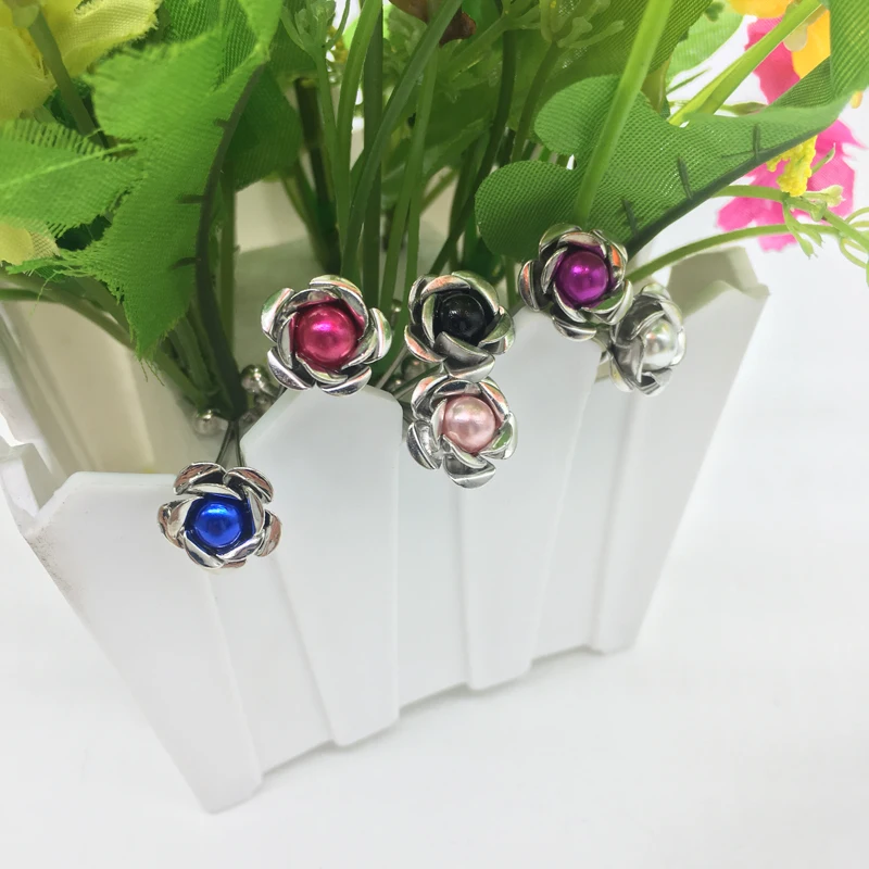 12 шт заколки для мусульманского платка модные жемчужные цветы хиджаб шарф