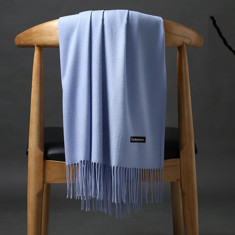 

Girita Winter Women Cashmere Scarves Pure Scarf Thick Neck Warm Headband Hijab Lady Shawls Wraps Blanket Pashmina Female Echarpe