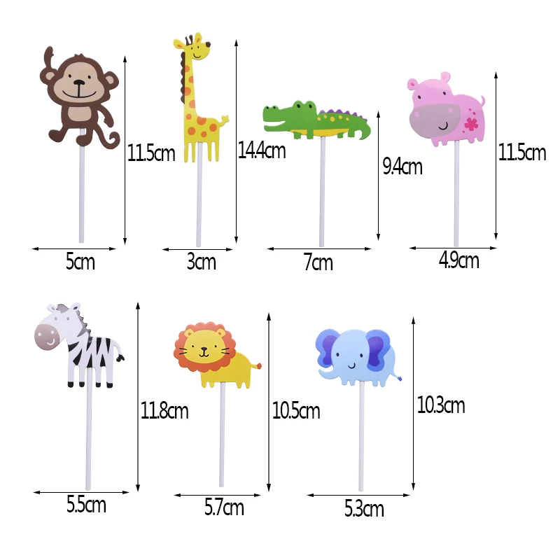 Джунгли принадлежности для тематической вечеринки мультфильм милый лев тигр