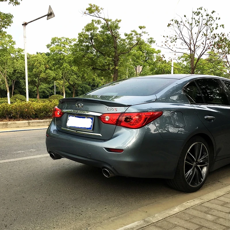 Высококачественный спойлер из АБС пластика для заднего спойлера Infiniti Q50 Q50S 2014 + up