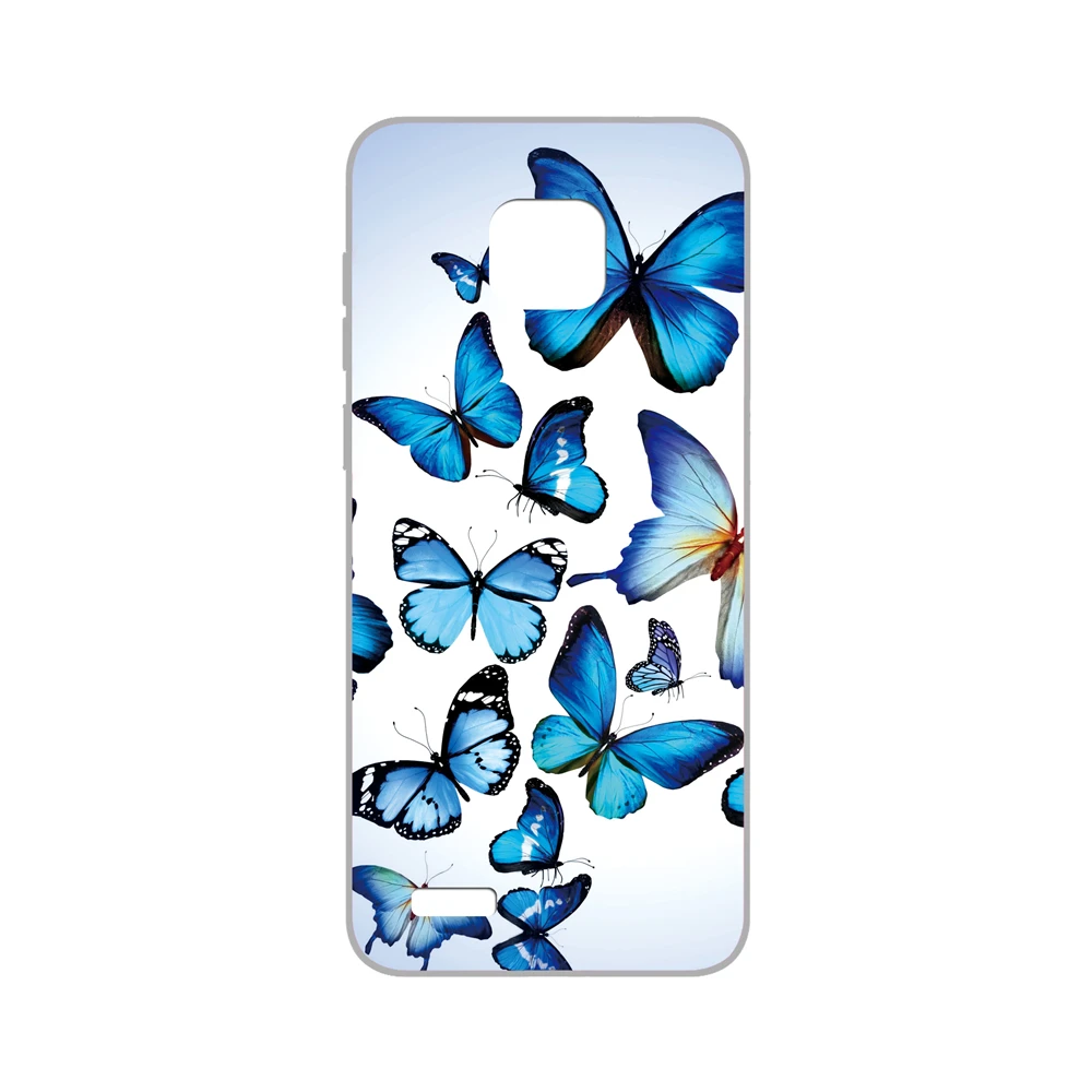 GUCOON Silicone Cover for Ulefone Note 7 S11 6.1inch Case Soft TPU Protective Phone Case Cartoon Wolf Flower Cat Bumper Shell