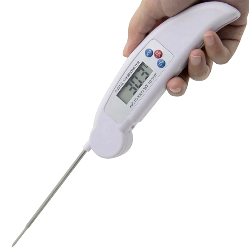 

2 Pcs Kitchen Accessories:1 Pcs Lcd Digital Cooking Timer & 1 Pcs Digital Food Thermometer Probe
