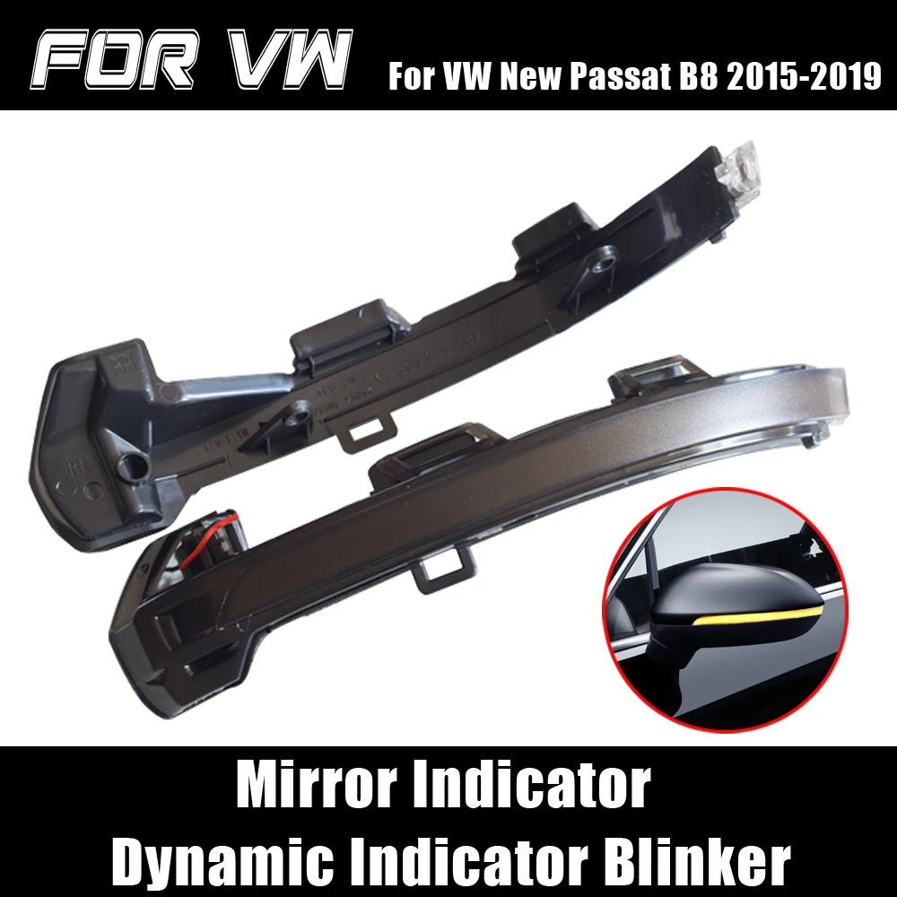 Светодиодный указатель поворота зеркальный индикатор боковое крыло для Volkswagen