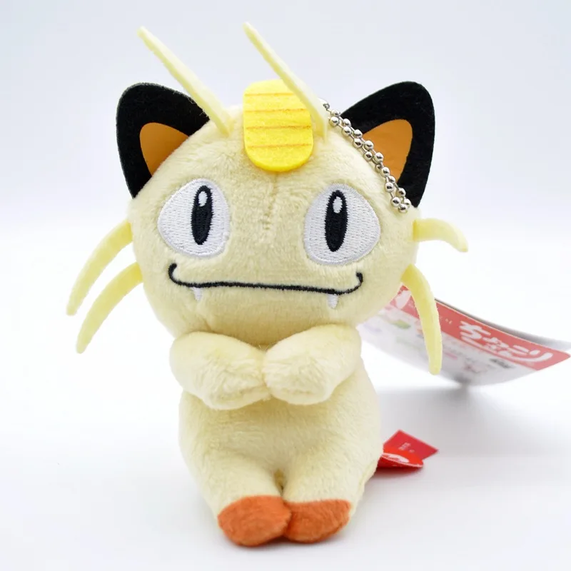 6 шт./компл. Ash Ketchum Джесси Джеймс «Брок» Psyduck мяут Мягкие плюшевые игрушки pokemones Kawaii Мягкие плюшевые игрушки подарки для детей