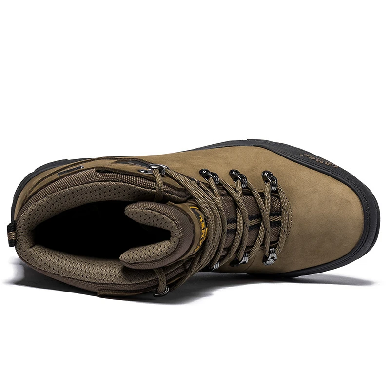 CAMEL мужская обувь для активного отдыха спортивная из натуральной кожи с высоким