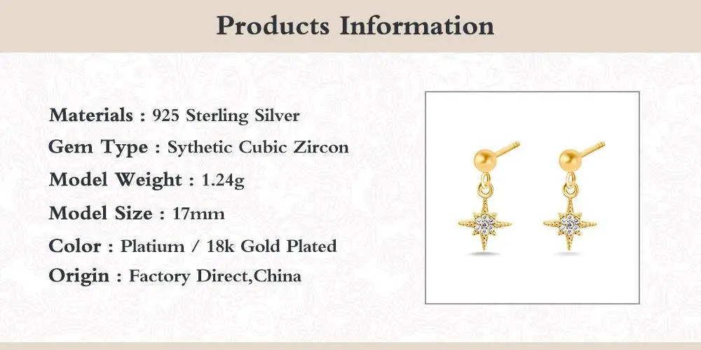 

Boako Korean INS Glitter Snowflake 925 Sterling Silver Fine Earring For Woman Piercing Cartilage Pendientes Stud Earrings