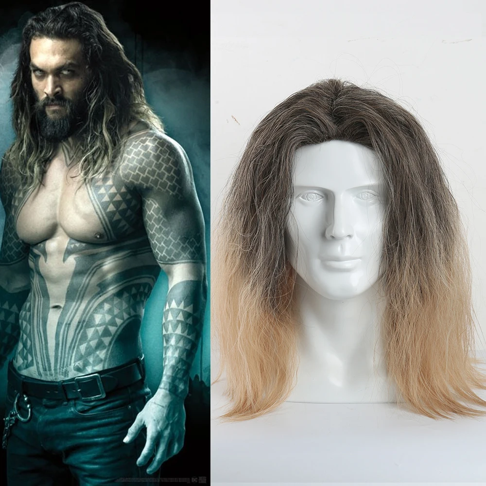 Парик Aquaman из фильма Лига Справедливости комикс для ролевых игр карнавальный