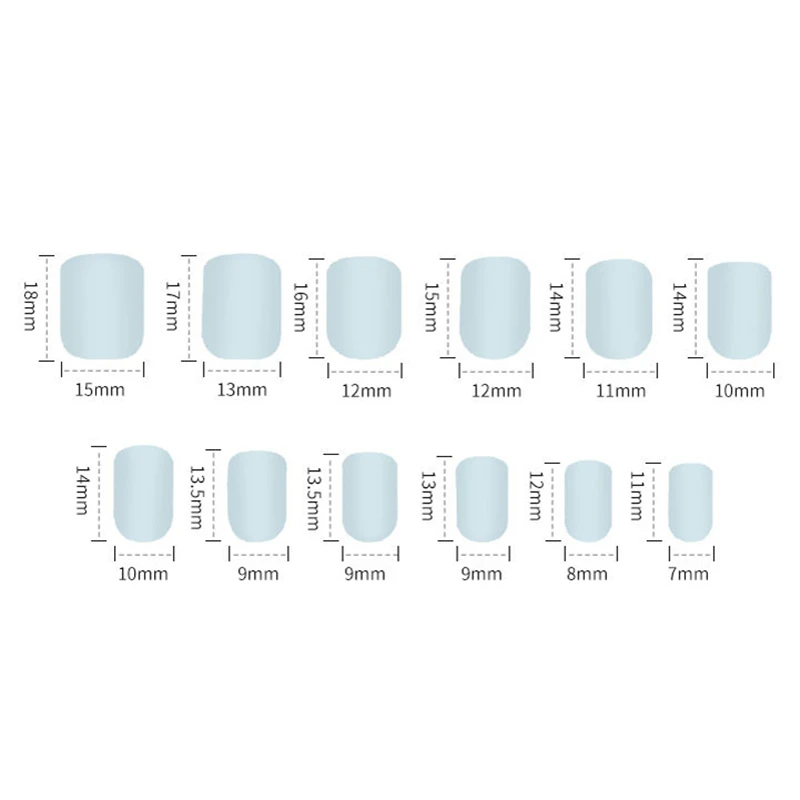 Красивые женские Искусственные ногти с клеем 24 шт./компл. блестящие прозрачные