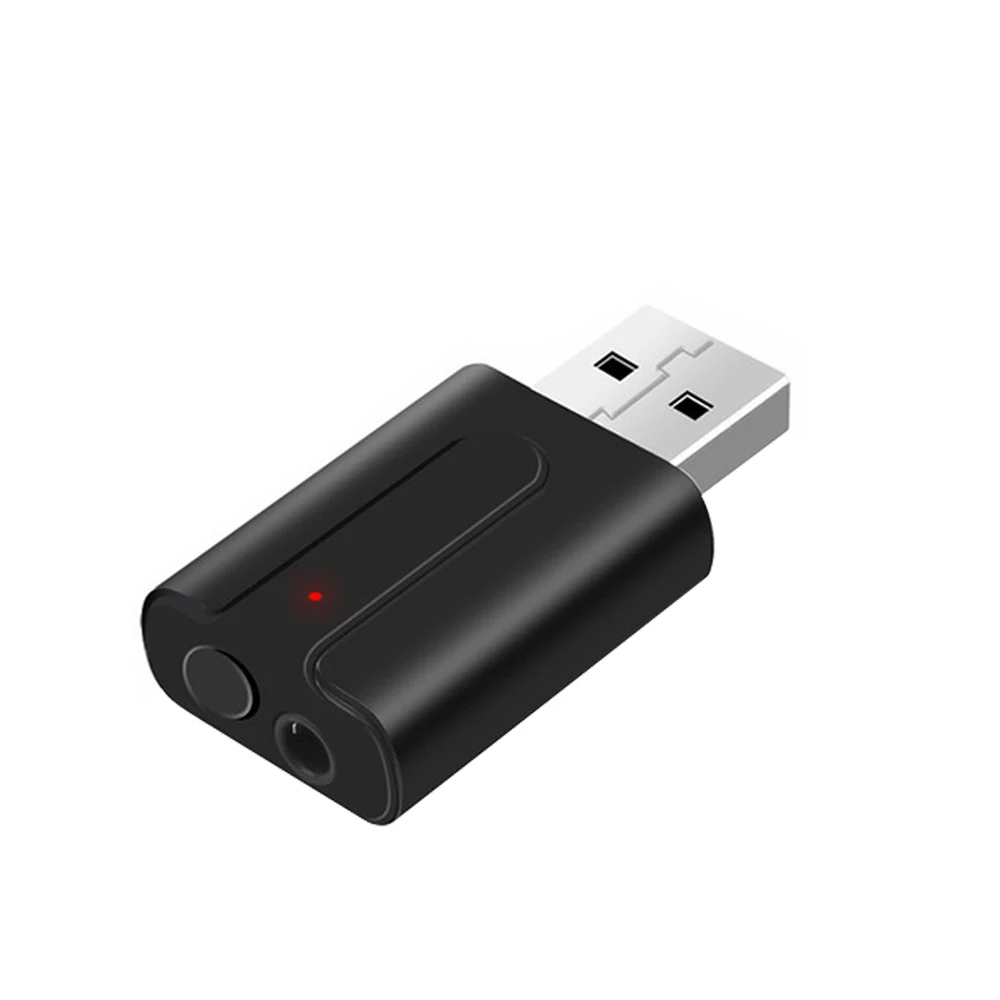 Style 2 2 в 1 Bluetooth 5,0 приемник передатчик адаптер USB беспроводной аудио стерео музыкальный адаптер передатчик для автомобиля динамик наушники - Цвет: Style 2