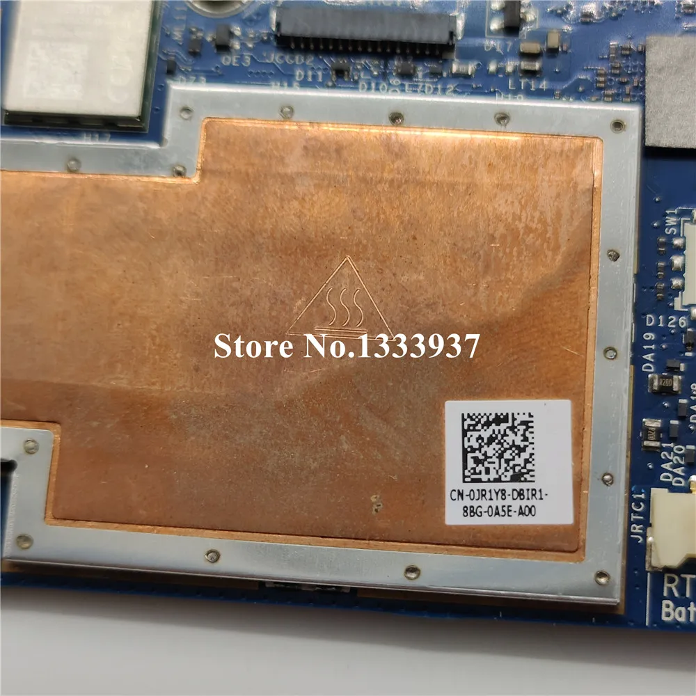 Материнская плата для Dell XPS-13 9365 оригинальная на борту 8GB-RAM SRD219 I7-8500Y CPU LA-D781P