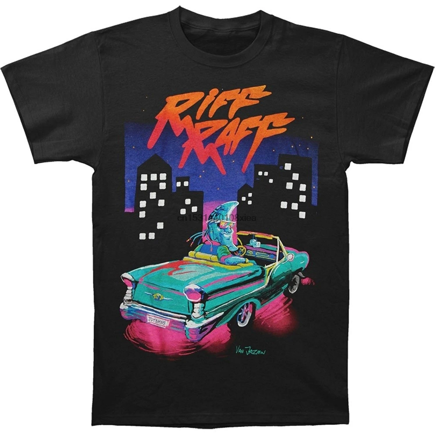 Модная Мужская хлопковая футболка с коротким рукавом Riff Raff 3 месяцами мужские