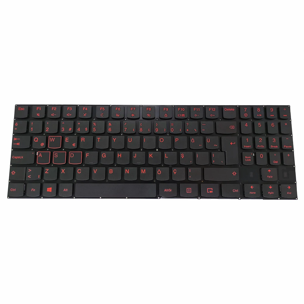 Клавиатура для ноутбука Lenovo Y520 Y720 Y530 Y520-15IKBM Y520-15IKBN SM20M27425 с красными клавишами |