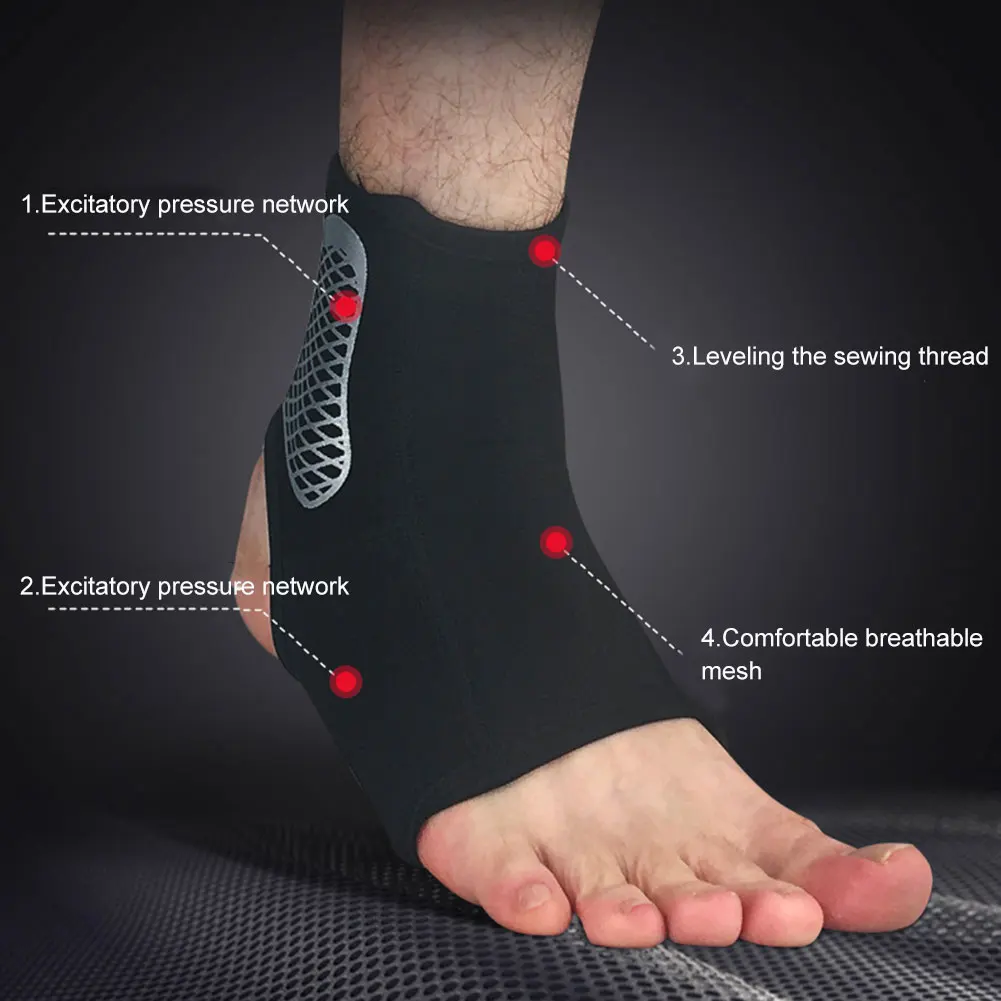 

Hot Sale 1pcs Ankle Support Brace Adjustable Compression Ankle Braces for Sports Protecting Men Women X85