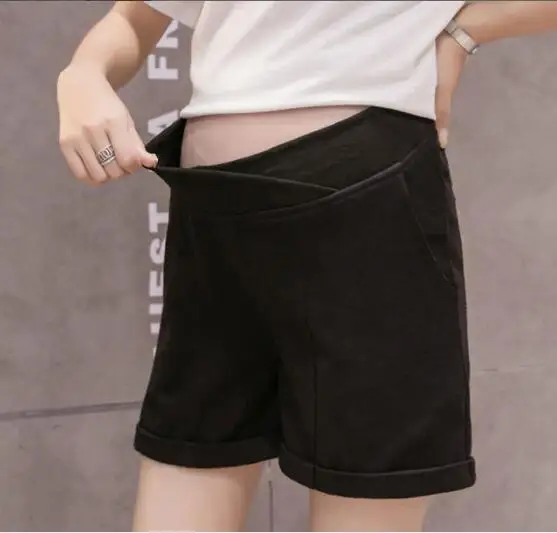 Женские летние шорты с заниженной талией для беременных Одежда повседневные