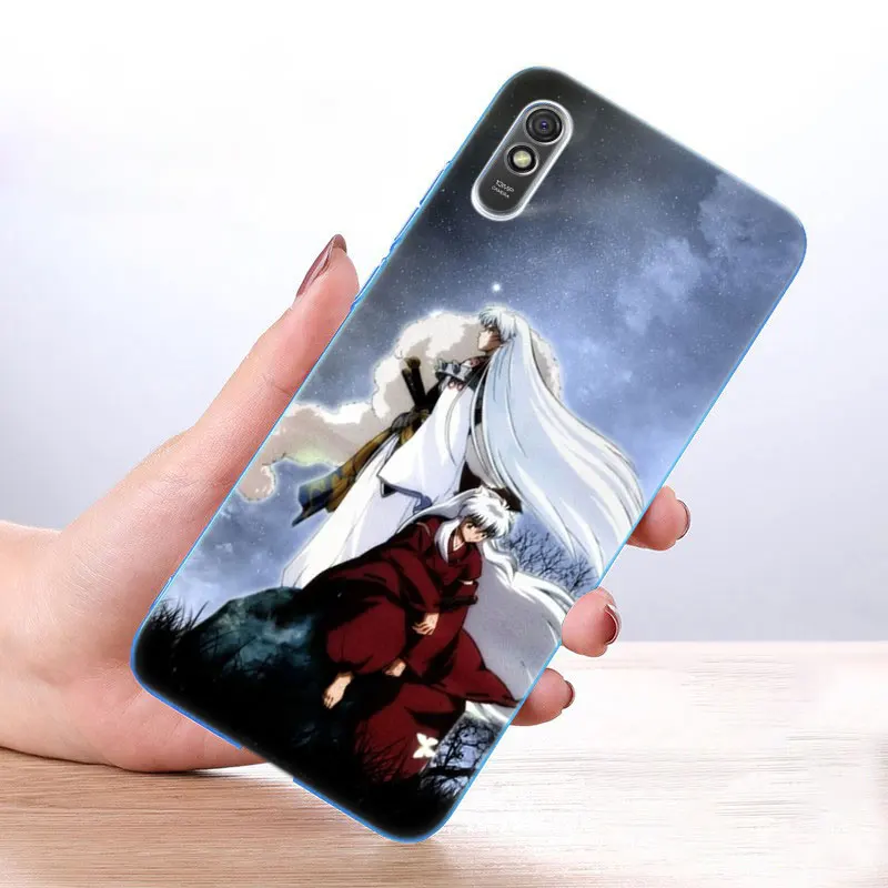 hot anime inuyasha silicone phone case for xiaomi redmi note 10 9 pro max 10s 9s 8t 8 8a 9 9a 9c 9t k40 pro 5g soft cover free global shipping
