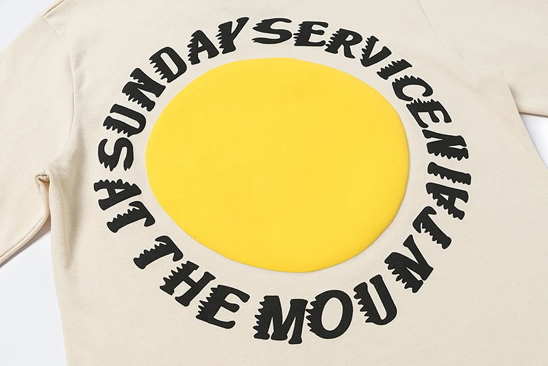 Long Sleeve T-Shirt Casual Cotton Sunday Service Holy Women Men Hip Hop Street Wear Kanye West Pullover T Shirts