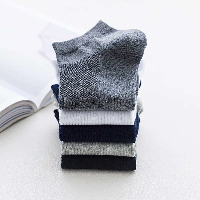 10 pairslot hot sale 2020 new brand summer mens socks cotton mesh leisure sports short men high quality breathable ankle socks free global shipping