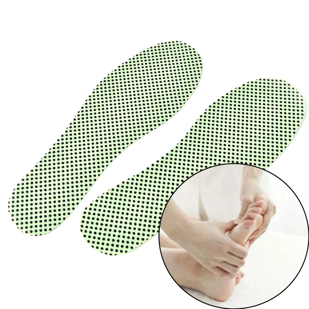 

NEW Warm Reflexology Insoles Winter Soles For Footwear Heated Self-heating Insoles Natural Tourmaline Self-heating Insole 1Pair