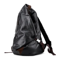 weysfor men soft pu leather backpack for travel casual men daypacks leather travle backpack mochila black school backpacks