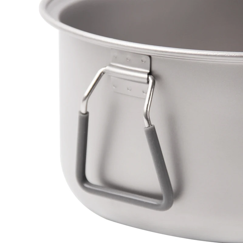 Горшок из титана Keith горшок для хранения большой емкости уличная посуда кемпинга