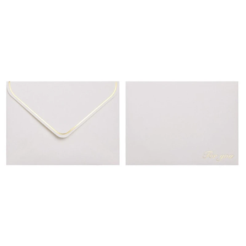 

4 Colors Creative Greeting Card Wedding Valentine's Day Flower Message Blessing Card Birthday Party Decor Card