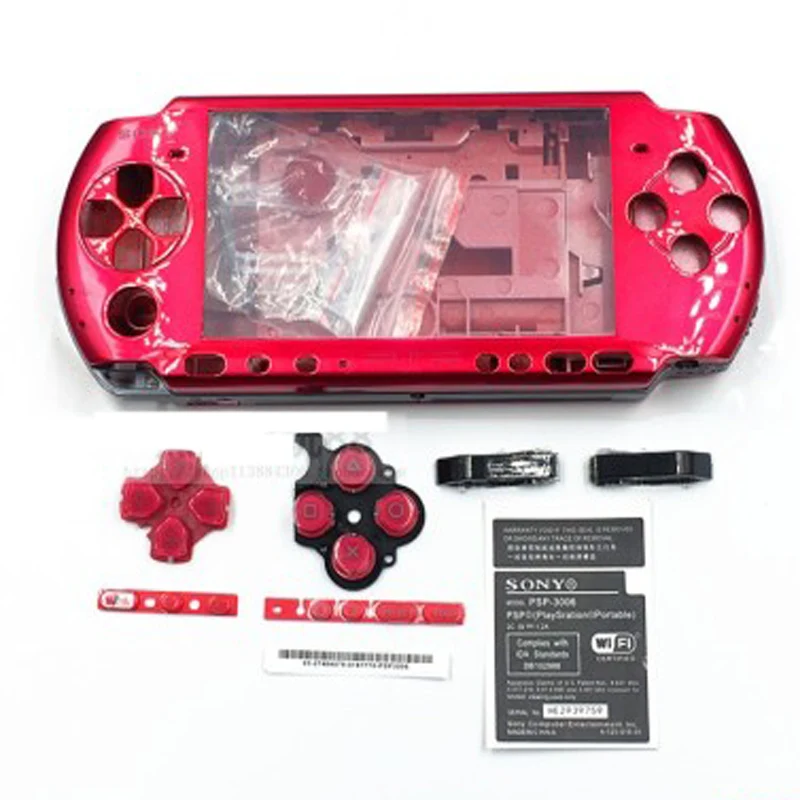 Чехол для игровой консоли PSP3000 PSP 3000 Сменный с полным корпусом чехол кнопками Sony 14